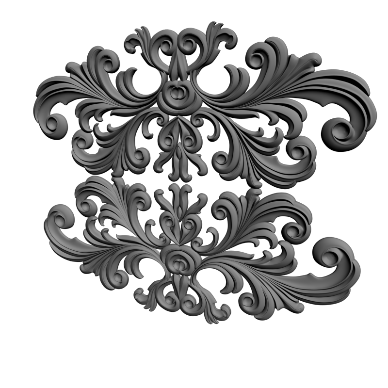 картинка Накладка бабочка D10-328 3D-STL.COM