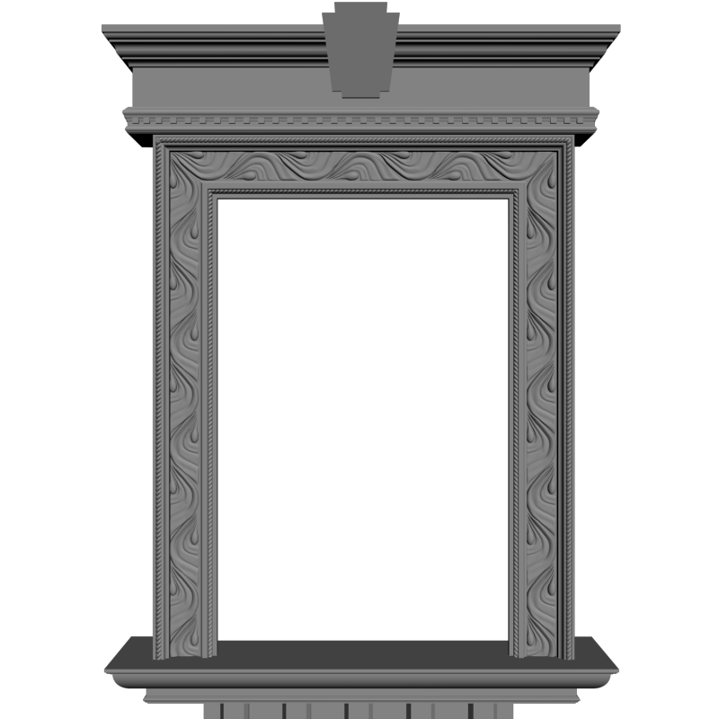картинка Рама резная D14-411 3D-STL.COM