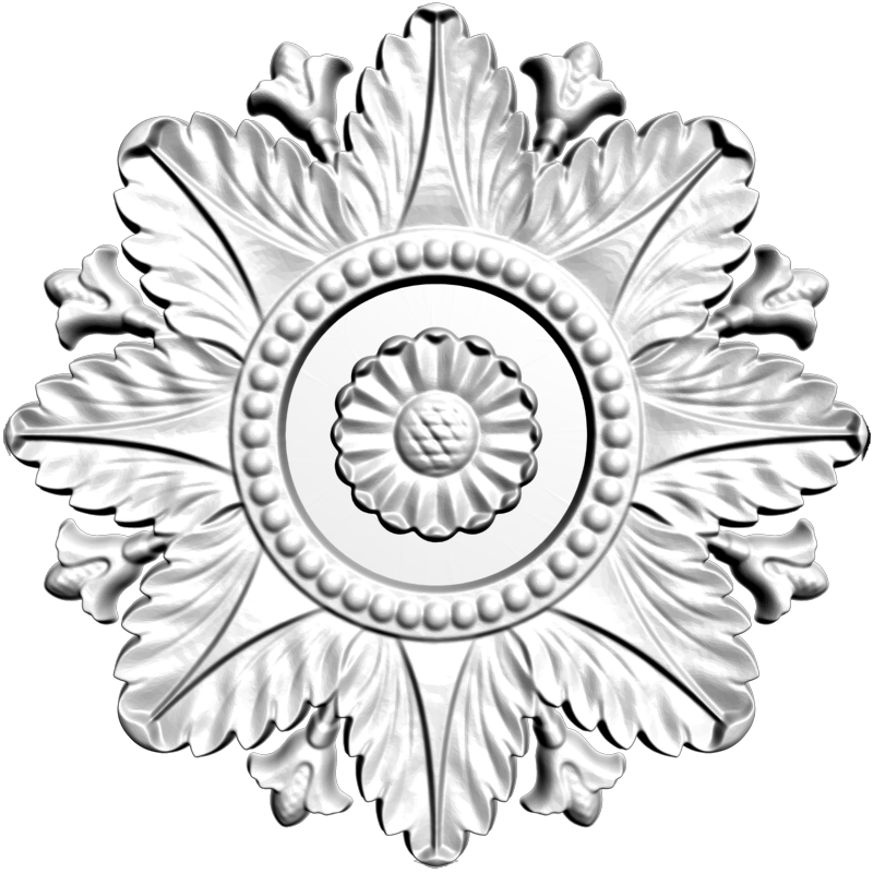 картинка Розетка резная D16-294 3D-STL.COM