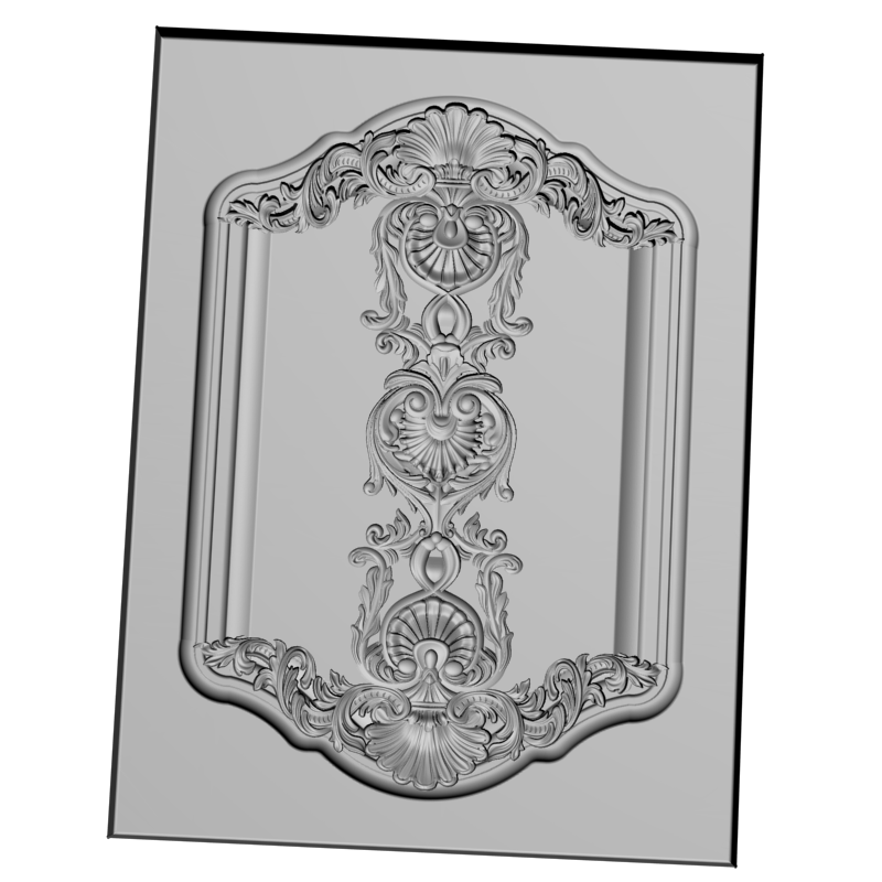 картинка Фасад мебельный M10-025 3D-STL.COM