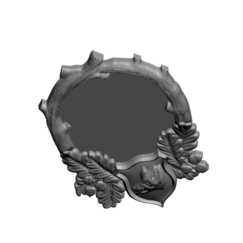 картинка Рамка резная D14-599 3D-STL.COM