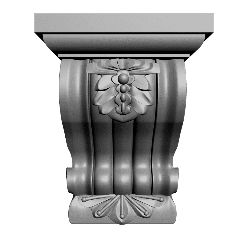 картинка Кронштейн резной D9-141 3D-STL.COM