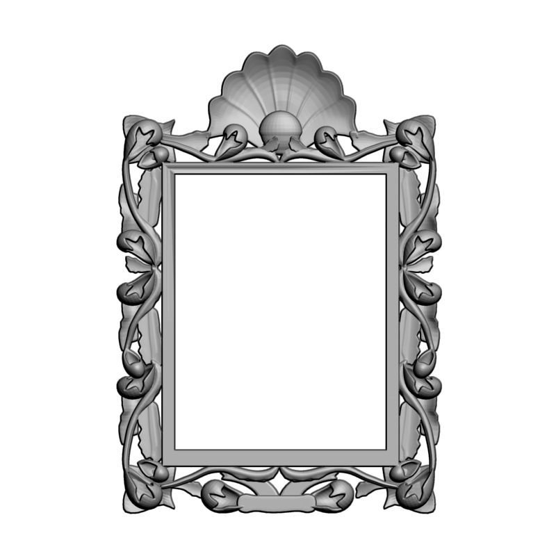 картинка Рама резная D14-482 3D-STL.COM
