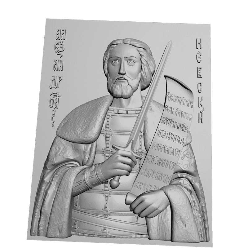 картинка Александр Невский V3-099 3D-STL.COM