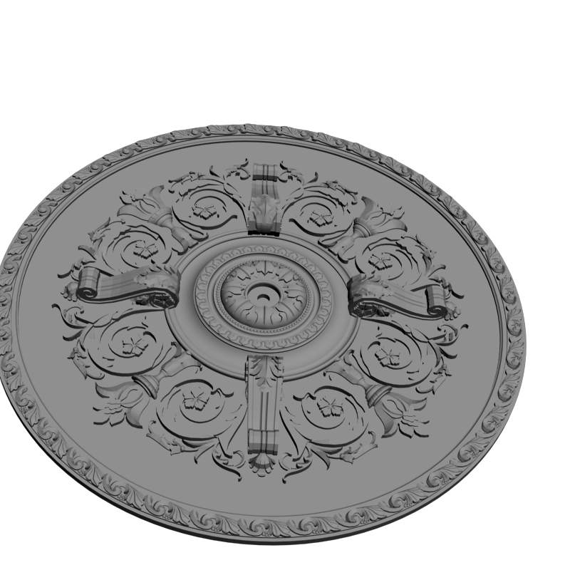картинка Розетка резная D16-338 3D-STL.COM