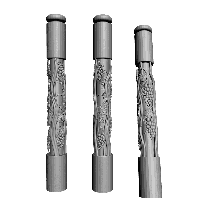 картинка Столб резной D17-033 3D-STL.COM