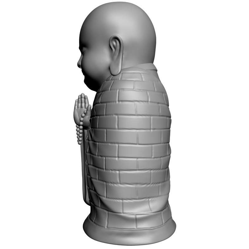 картинка Маленький монах V9-068 3D-STL.COM