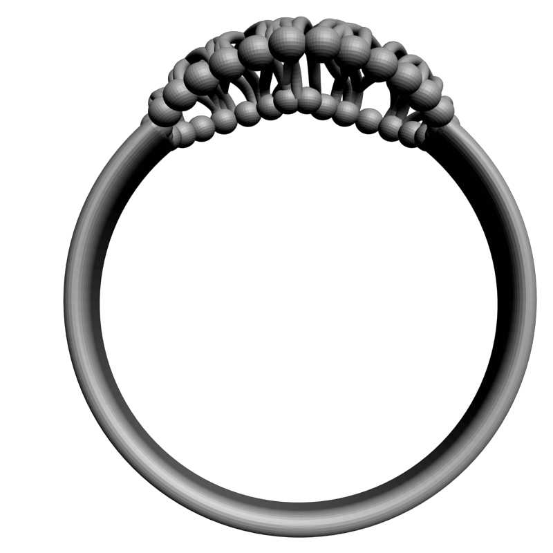 картинка Колечко с сердечком RY2-178 3D-STL.COM