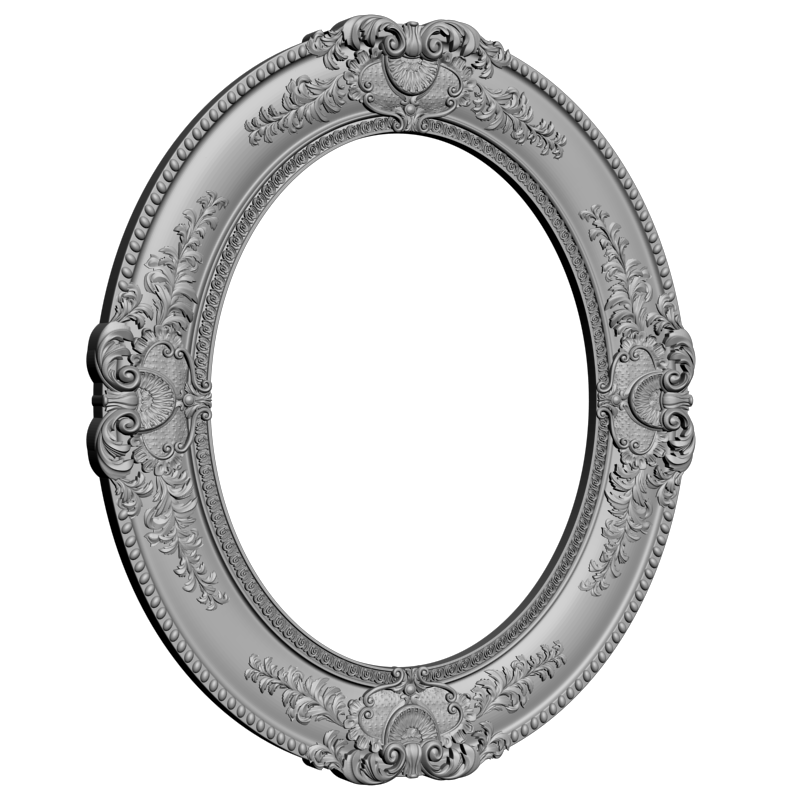 картинка Овальное зеркало D14-373 3D-STL.COM