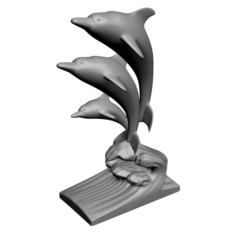картинка Дельфины F5-032 3D-STL.COM