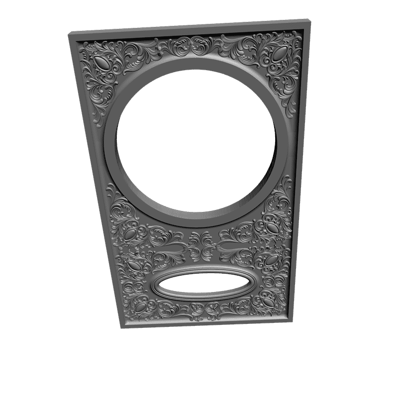 картинка Часы резные P3-015 3D-STL.COM