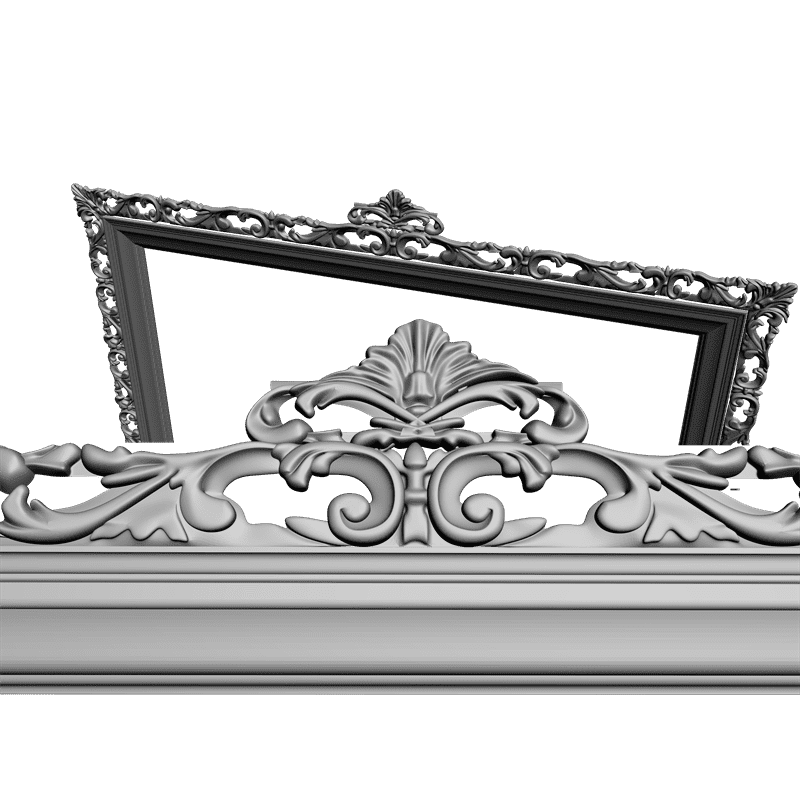 картинка Рама резная D14-195 3D-STL.COM
