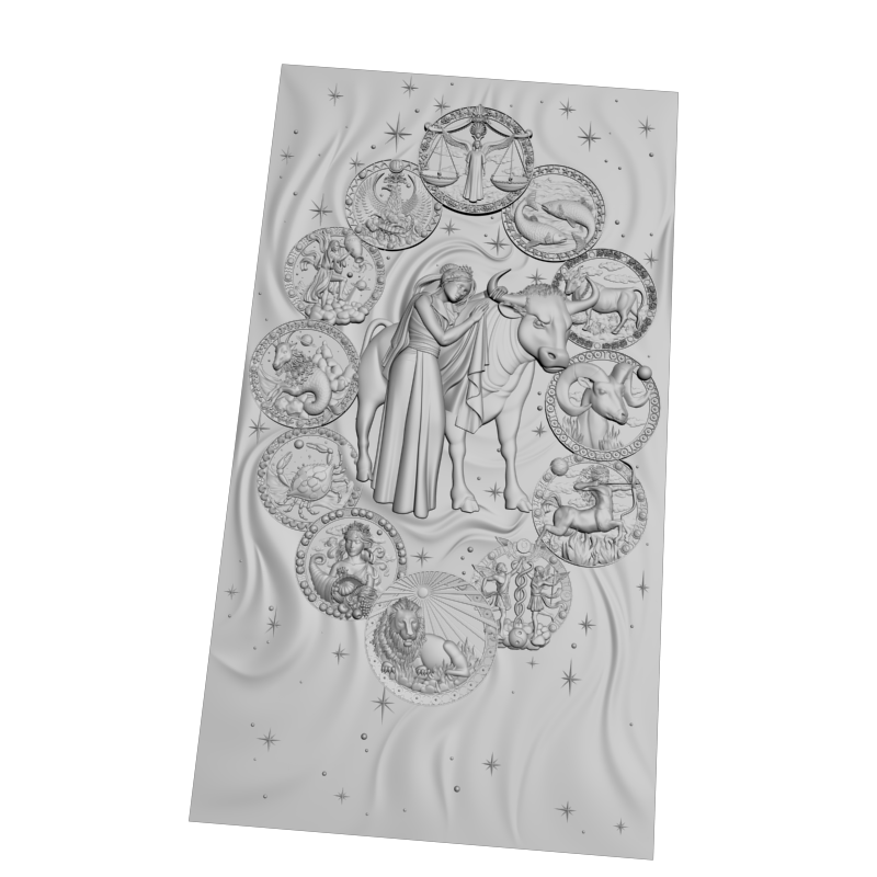 картинка Телец P1-038 3D-STL.COM
