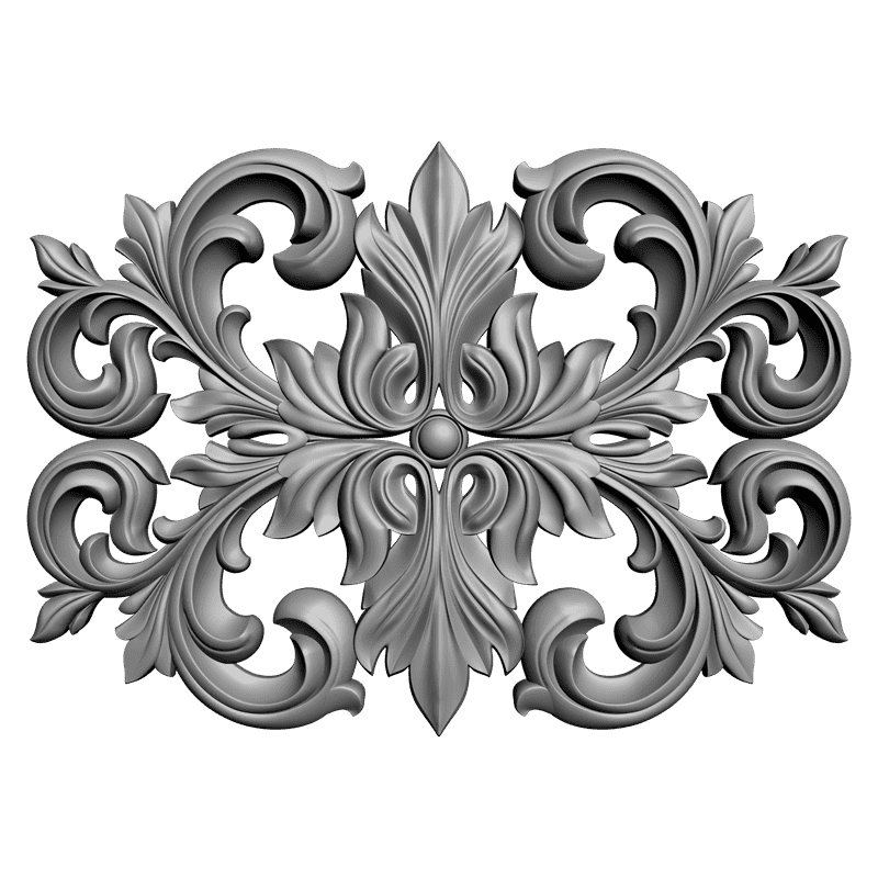 картинка Розетка резная D16-045 3D-STL.COM