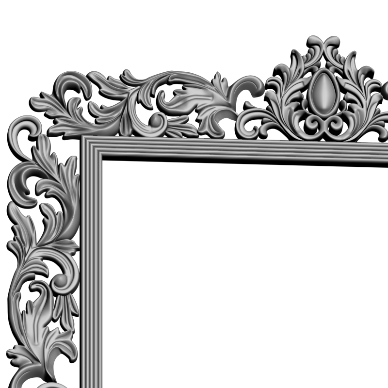 картинка Рама резная D14-486 3D-STL.COM