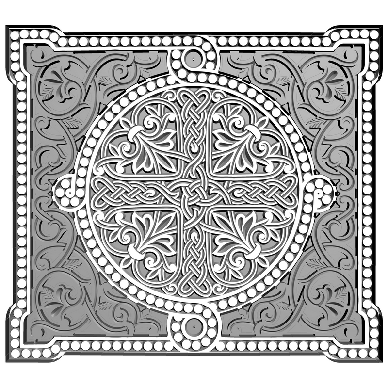 картинка Панель резная D11-010 3D-STL.COM