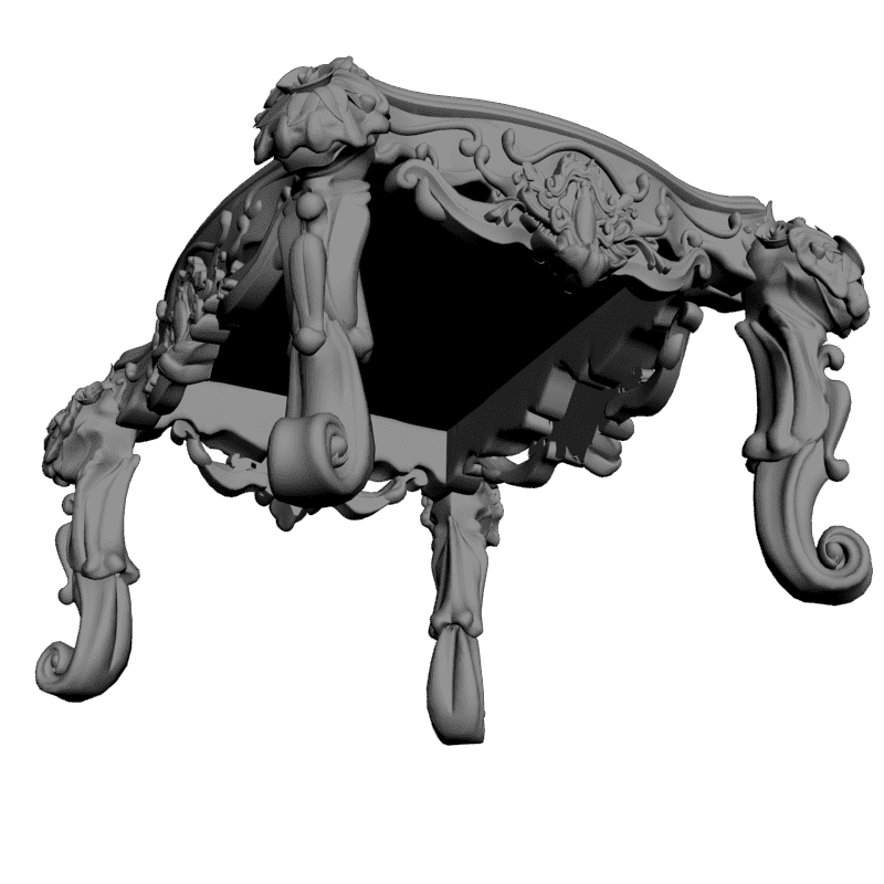 картинка Стол 4 ножек M8-055 3D-STL.COM