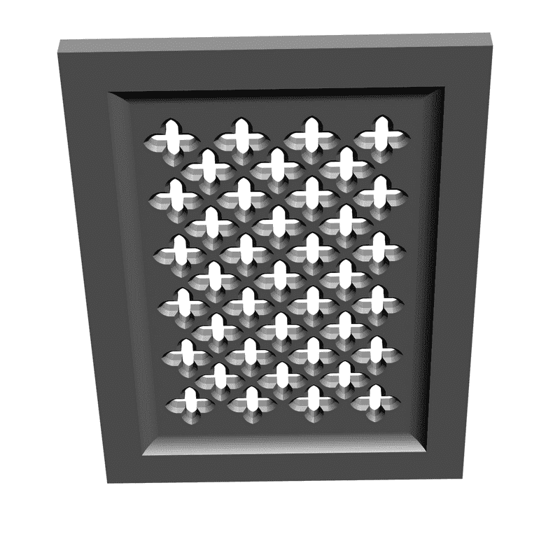 картинка Фасад мебельный M10-001 3D-STL.COM