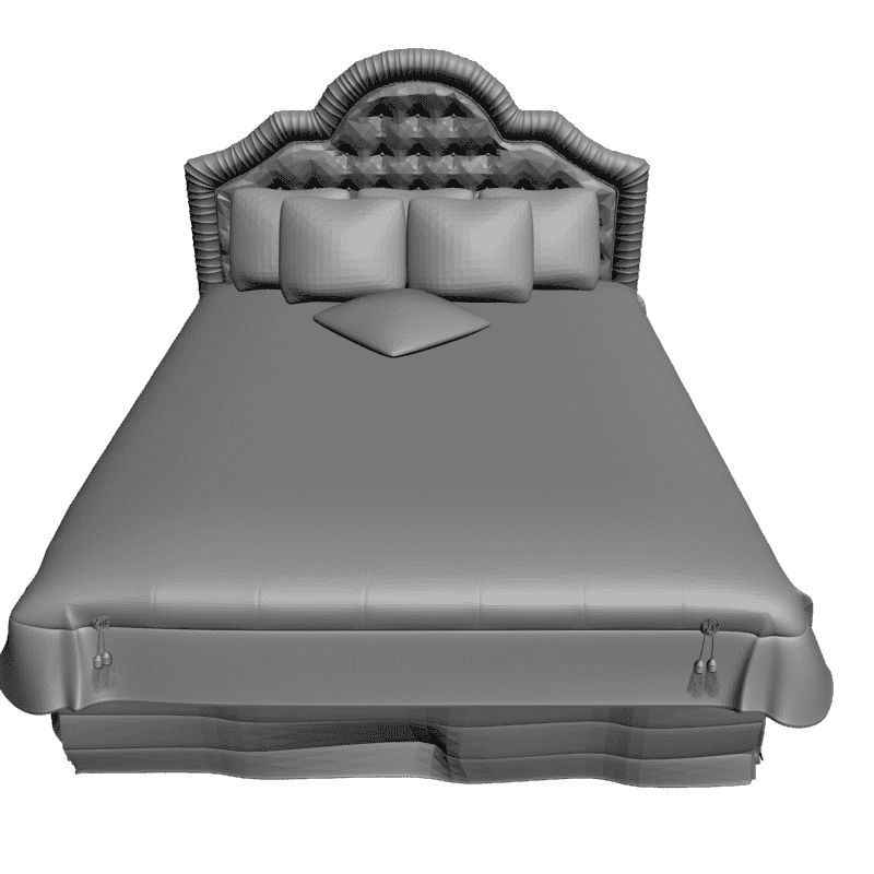 картинка Кровать Букалосси M4-130 3D-STL.COM