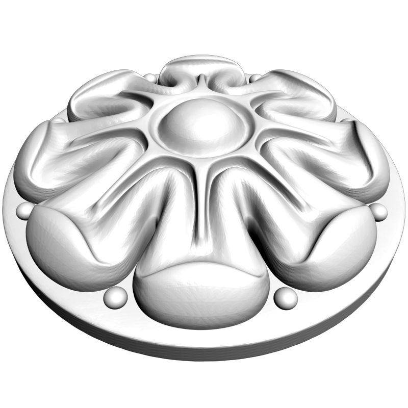 картинка Розетка резная D16-321 3D-STL.COM