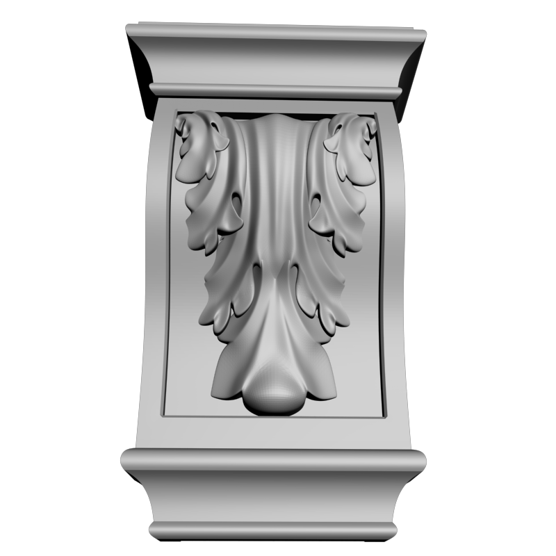 картинка Кронштейн резной D9-225 3D-STL.COM