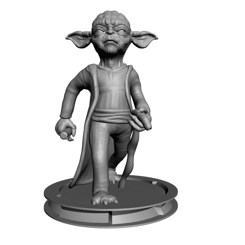 картинка Yoda PI1-052 3D-STL.COM