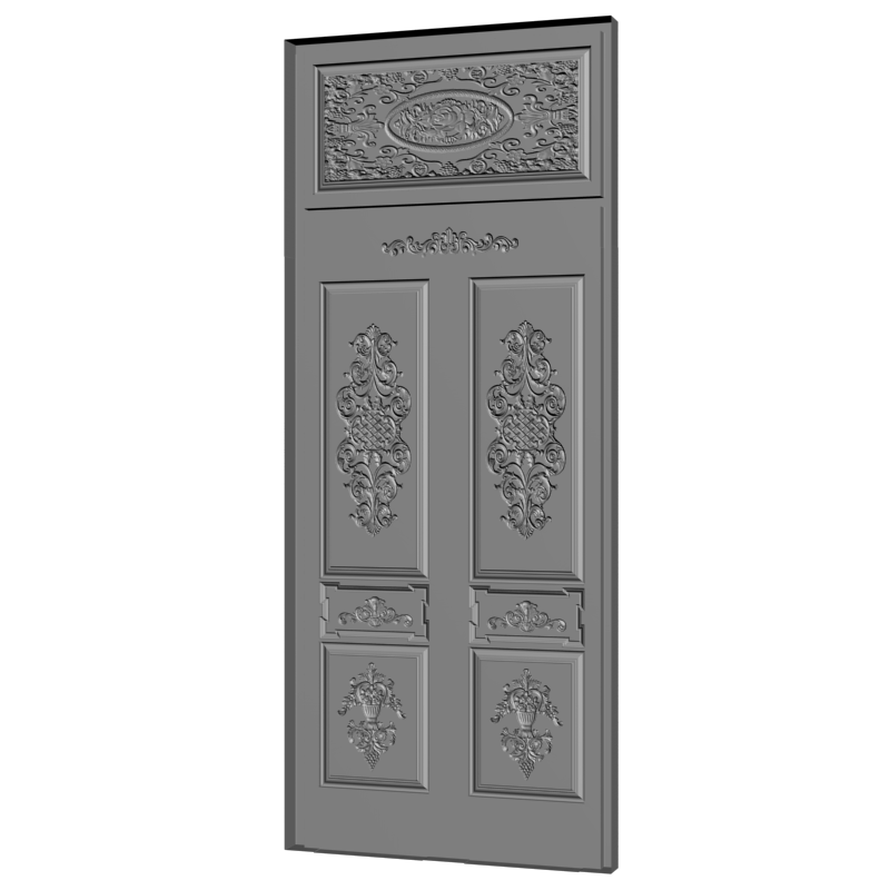 картинка Двери резные H3-052 3D-STL.COM