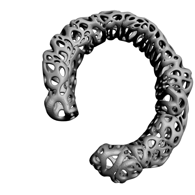 картинка Браслет эскалации - Вороной RY1-026 3D-STL.COM