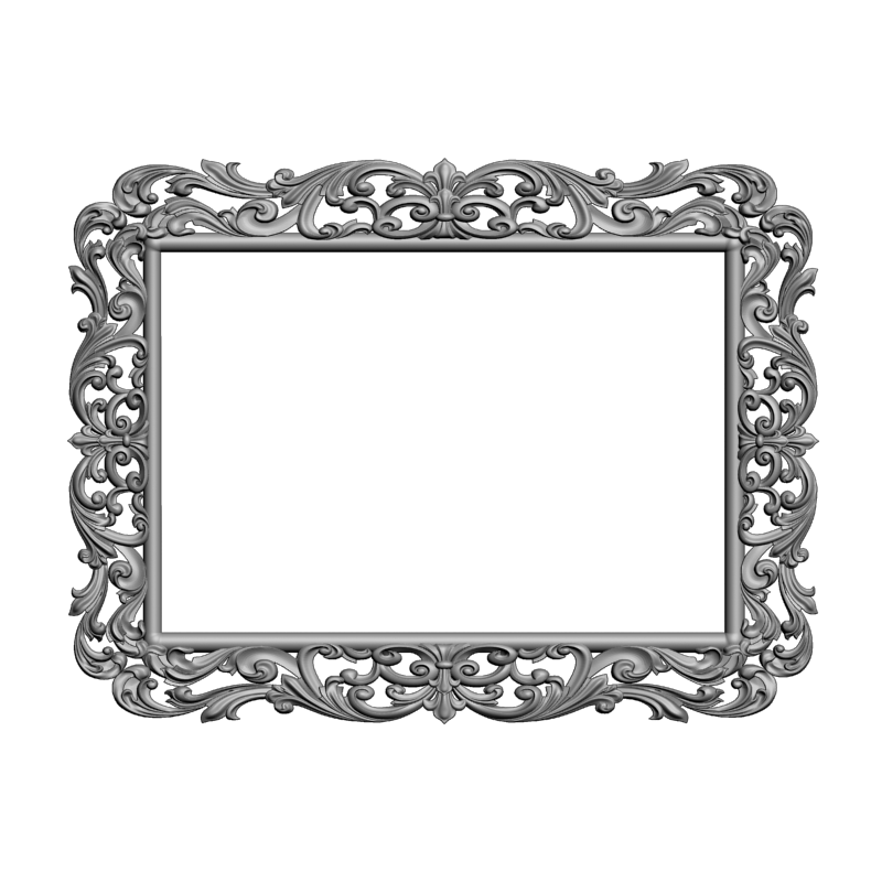 картинка Рама резная D14-568 3D-STL.COM