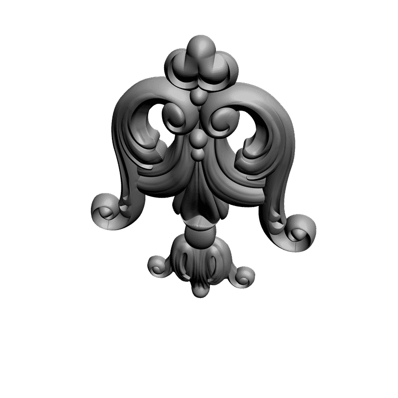 картинка Накладка резная D10-047 3D-STL.COM