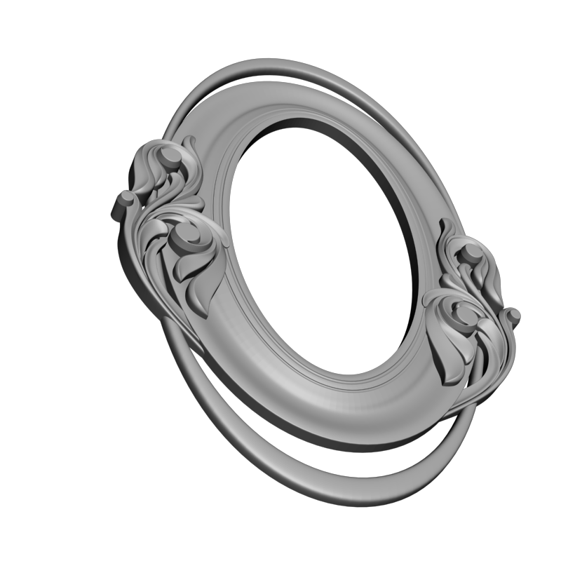 картинка Рама резная D14-421 3D-STL.COM
