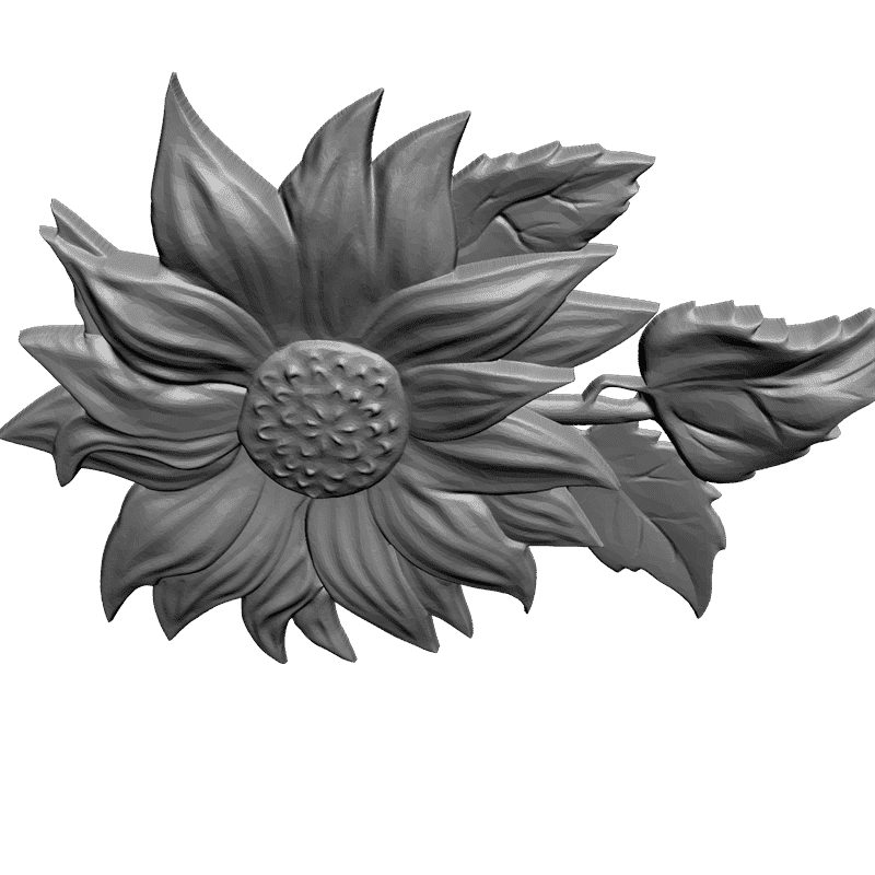 картинка Цветок F4-040 3D-STL.COM