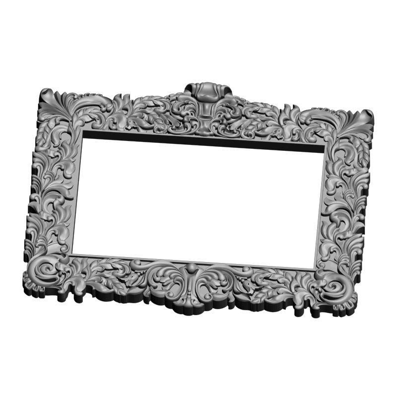 картинка Рама резная D14-493 3D-STL.COM