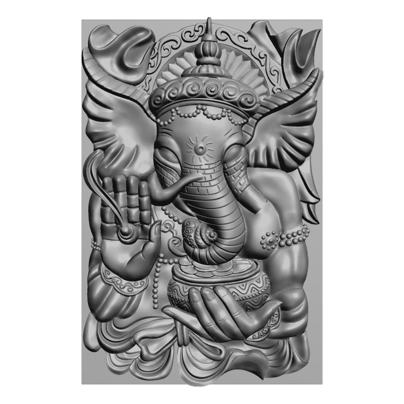 картинка Слон-бог V9-098 3D-STL.COM
