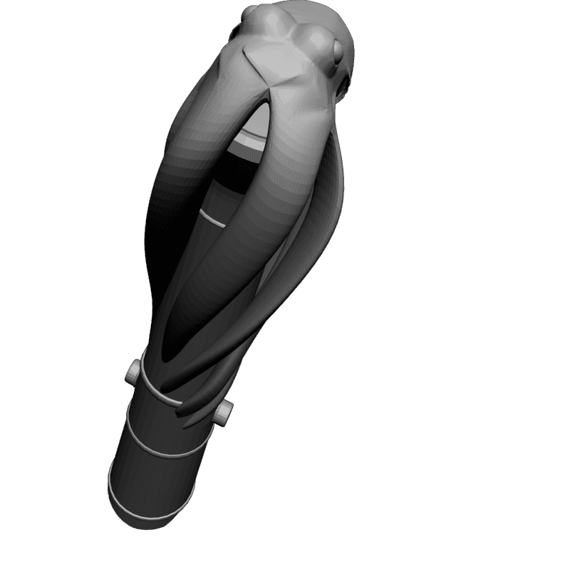 картинка Осьменог Ручка P4-277 3D-STL.COM
