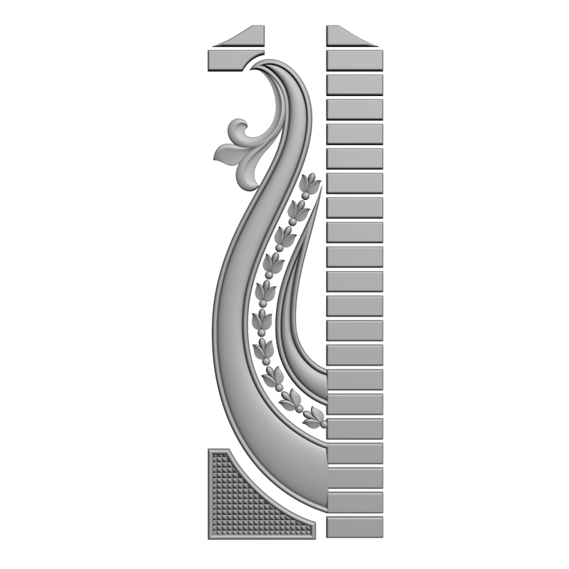 картинка Накладка на двери H3-127 3D-STL.COM