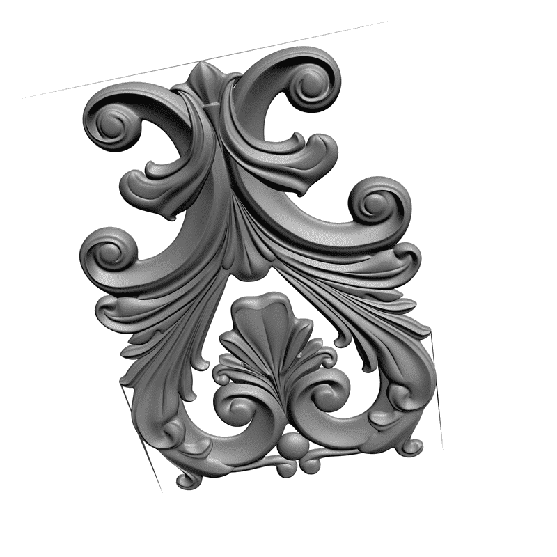 картинка Накладка резная D10-006 3D-STL.COM