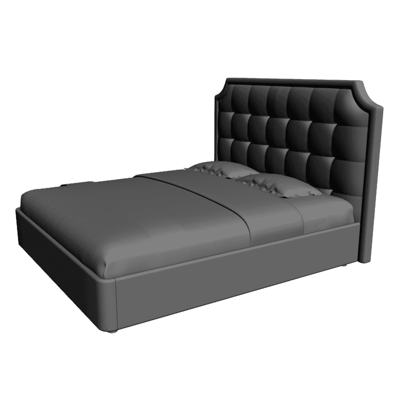 картинка Кровать Либерия 180x200 - Земля мечты M4-129 3D-STL.COM