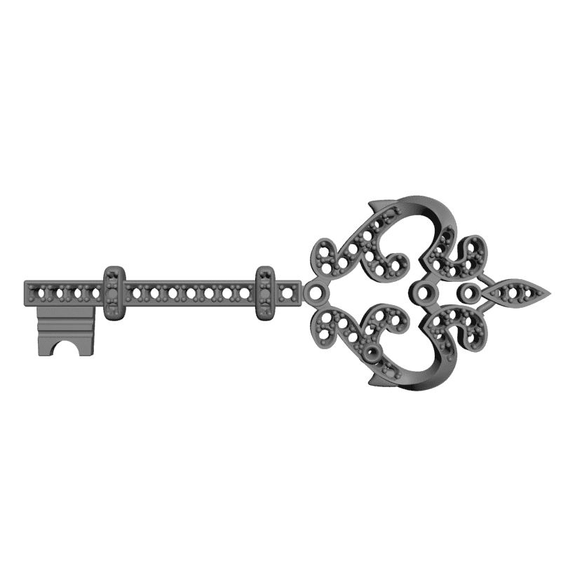 картинка Золотой ключик RY6-039 3D-STL.COM