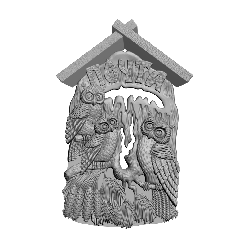 картинка Почтовый ящик P4-510 3D-STL.COM