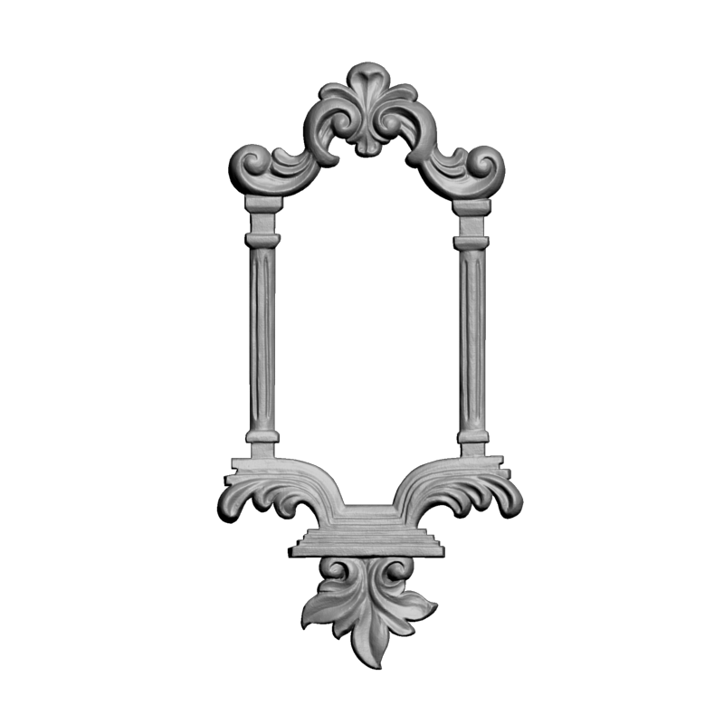 картинка Рамка резная D14-628 3D-STL.COM