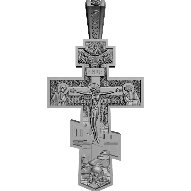 картинка Крестик RY4-039 3D-STL.COM