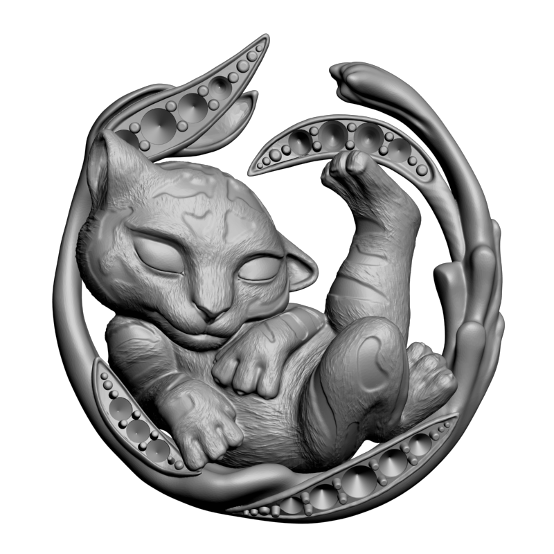 картинка Тигрёнок F1-311 3D-STL.COM