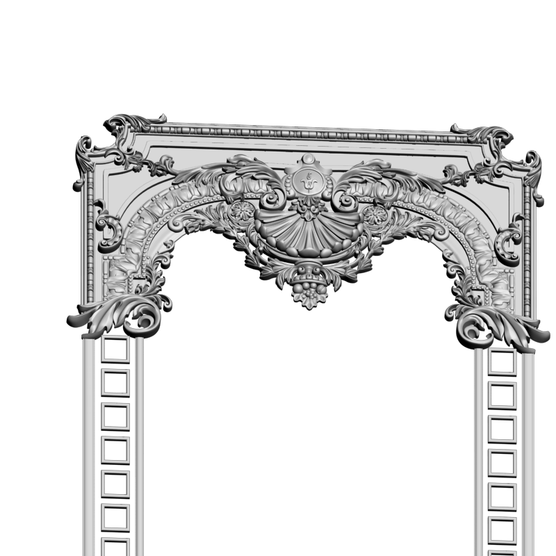 картинка Рама резная D14-489 3D-STL.COM