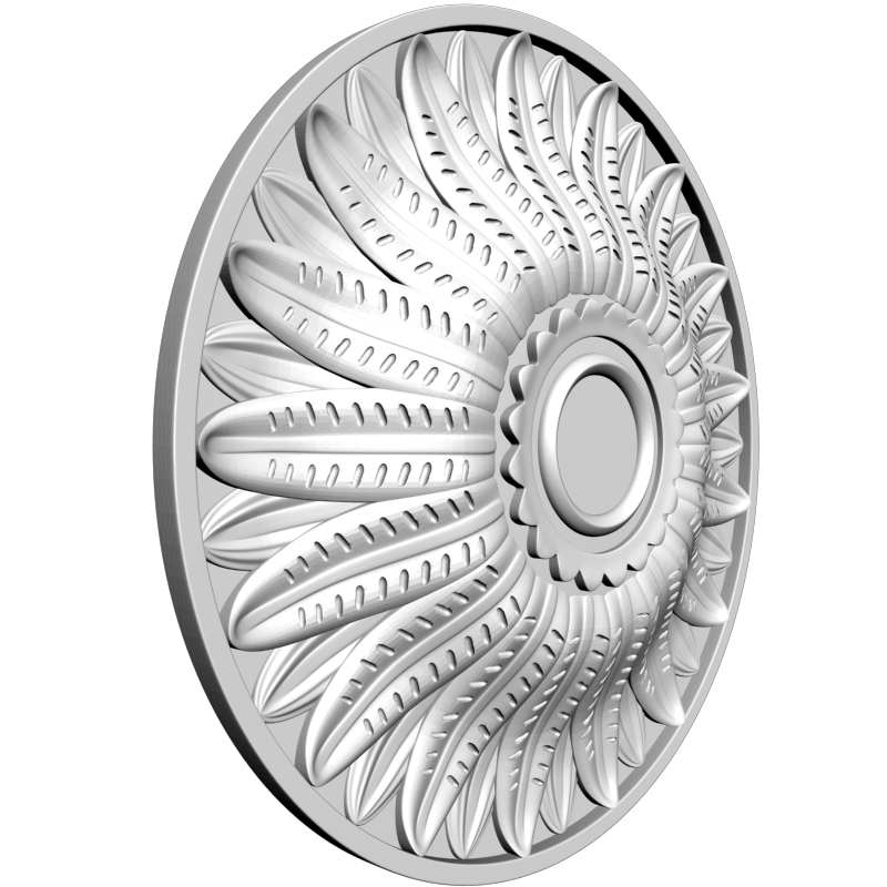 картинка Розетка резная D16-300 3D-STL.COM