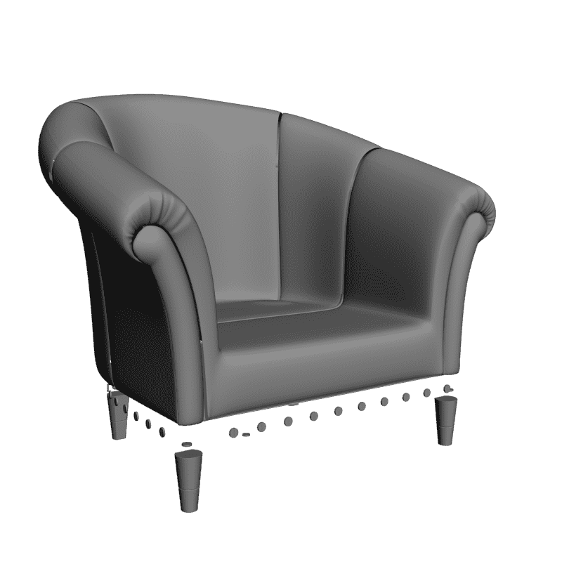 картинка Кресло M3-103 3D-STL.COM