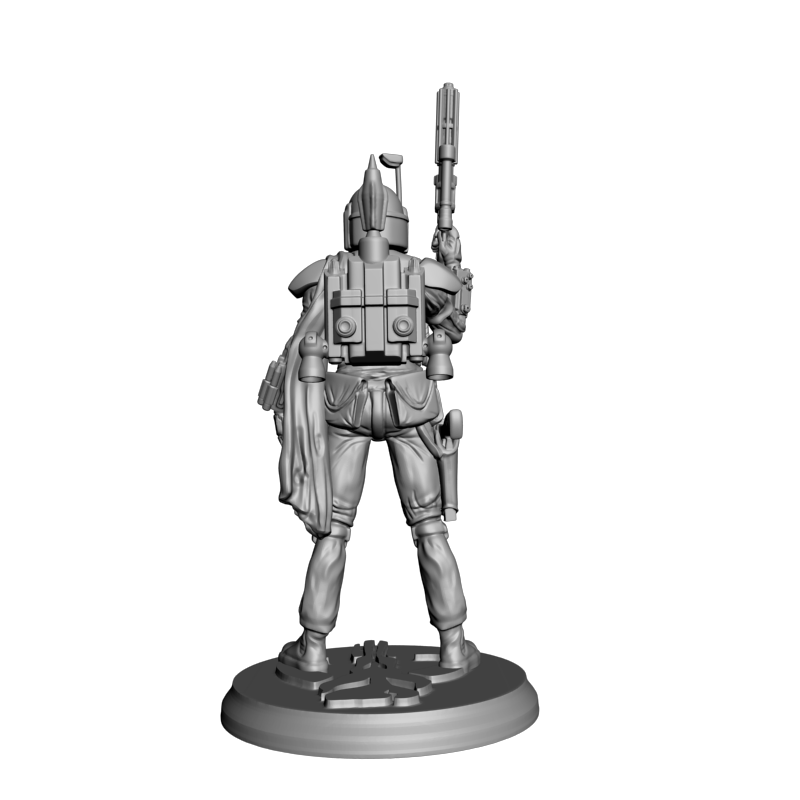 картинка Боба Фетт PI1-513 3D-STL.COM