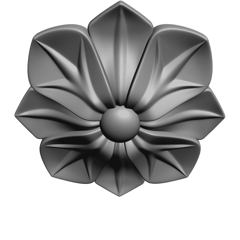 картинка Розетка резная D16-118 3D-STL.COM