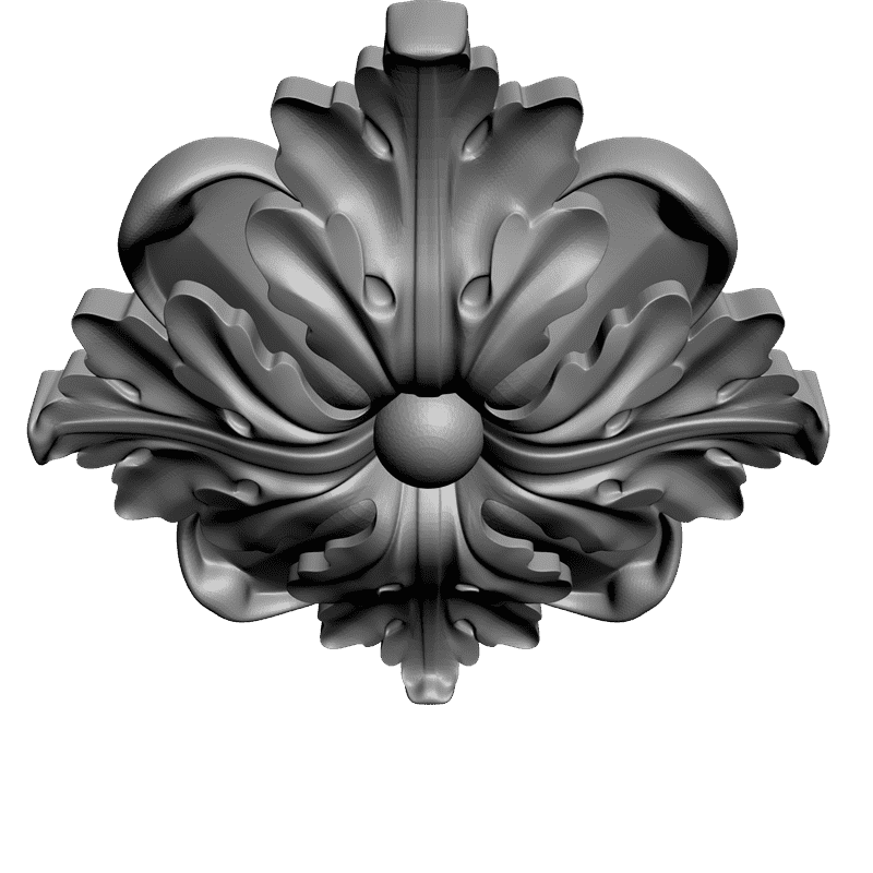 картинка Розетка резная D16-079 3D-STL.COM