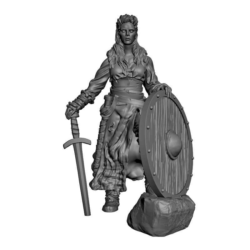 картинка Девушка-воин PI1-449 3D-STL.COM